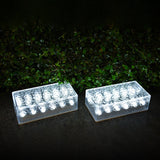 Acrylic Solar Light with Textured Brick
