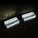 Acrylic Solar Light with Textured Brick