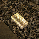 Acrylic Solar Light with Textured Brick