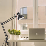 Adjustable Metal Clip On Table Lamp LED