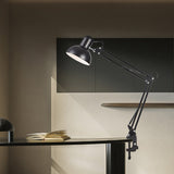 Adjustable Metal Clip On Table Lamp LED