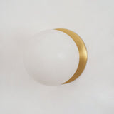 Alabaster Globe LED Wall Sconce Light