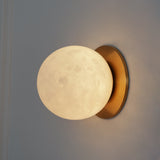 Alabaster Globe LED Wall Sconce Light