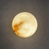 Alabaster Globe LED Wall Sconce Light