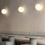 Alabaster Globe LED Wall Sconce Light