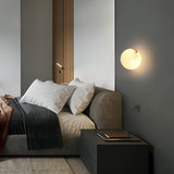 Alabaster Globe LED Wall Sconce Light