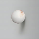 Alabaster Globe LED Wall Sconce Light
