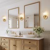 Art Deco Brass Seashell Wall Sconce LED