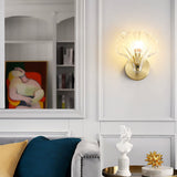 Art Deco Brass Seashell Wall Sconce LED