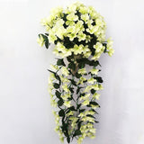 Artificial Hanging Basket with Trailing Vines
