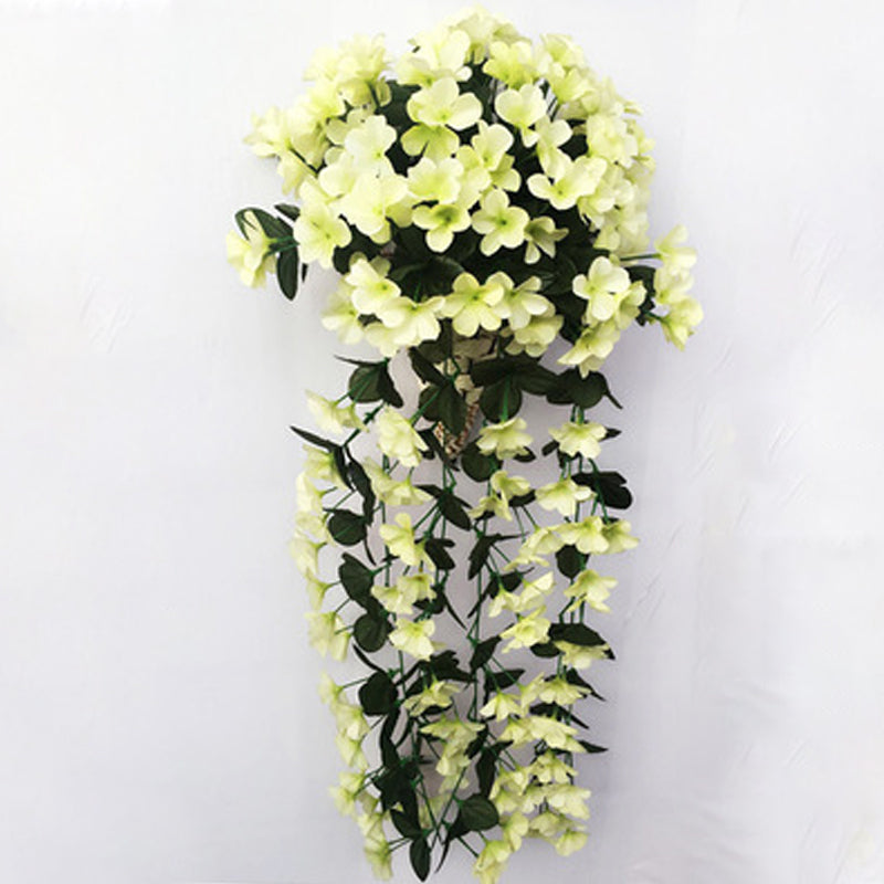 Artificial Hanging Basket with Trailing Vines