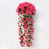 Artificial Hanging Basket with Trailing Vines