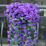 Artificial Hanging Basket with Trailing Vines