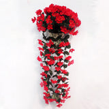Artificial Hanging Basket with Trailing Vines