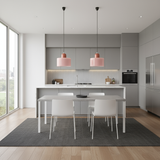 Bauhaus Glass Cylinder Pendant Light