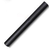 Black ABS Solar Light with Glass Shade