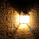 Black Solar Light with Motion Sensor Wall