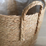Braided Woven Flower Pot Set with Handles
