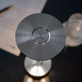 Brass Cone LED Table Lamp with Recharge