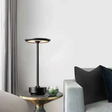 Brass Cone LED Table Lamp with Recharge