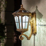 Aluminum Solar Wall Lantern Light