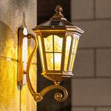 Aluminum Solar Wall Lantern Light