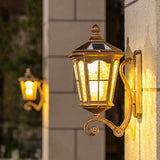 Aluminum Solar Wall Lantern Light