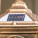 Aluminum Solar Wall Lantern Light