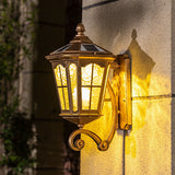 Aluminum Solar Wall Lantern Light
