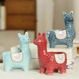Ceramic Alpaca Flower Pot Decorative Design