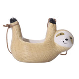 Ceramic Sloth Flower Pot with Hanging Design
