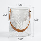 Clear Self Watering Planter with Carry Handle