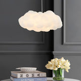 Cloud Fibre Pendant Light with Iron Frame