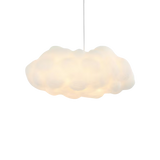 Cloud Fibre Pendant Light with Iron Frame