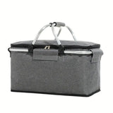 Collapsible Leakproof Picnic Basket Insulated
