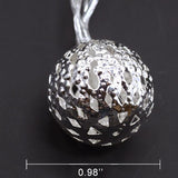 Colorful Metal Solar Light String with Orbs