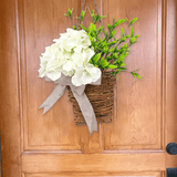 Decorative Hydrangea Hanging Flower Basket