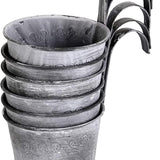 Decorative Metal Hanging Planter with Bucket