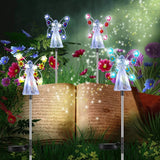 Decorative Solar Angel Stake Light with LED