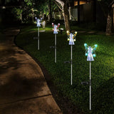 Decorative Solar Angel Stake Light with LED