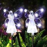 Decorative Solar Angel Stake Light with LED