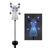 Decorative Solar Angel Stake Light with LED