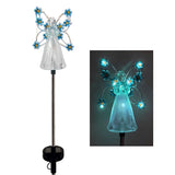 Decorative Solar Angel Stake Light with LED