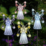 Decorative Solar Angel Stake Light with LED