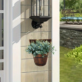 Decorative Wooden Bucket Planter Barrel Style