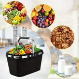 Foldable Insulated Picnic Basket with Handle