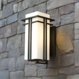 Industrial Glass LED Outdoor Wall Lamp