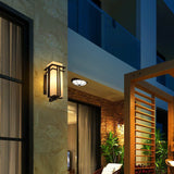 Industrial Glass LED Outdoor Wall Lamp