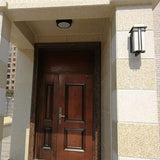 Industrial Glass LED Outdoor Wall Lamp