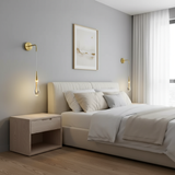 Gold Glass Raindrop LED Wall Sconce Light